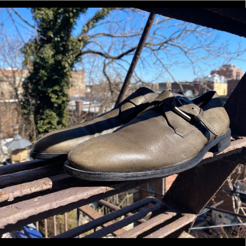 John Varvatos Single Monkstrap Dress Shoes - Picture 2 of 6